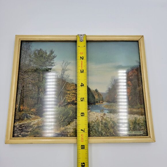 Vintage Metal Picture Frame Nature’s Solitude Photo Read - Picture 7 of 8